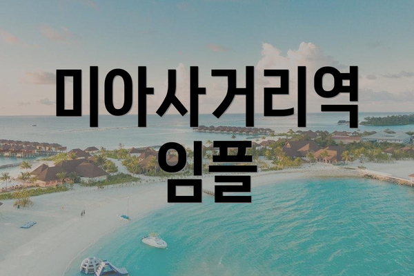 미아사거리역 임플